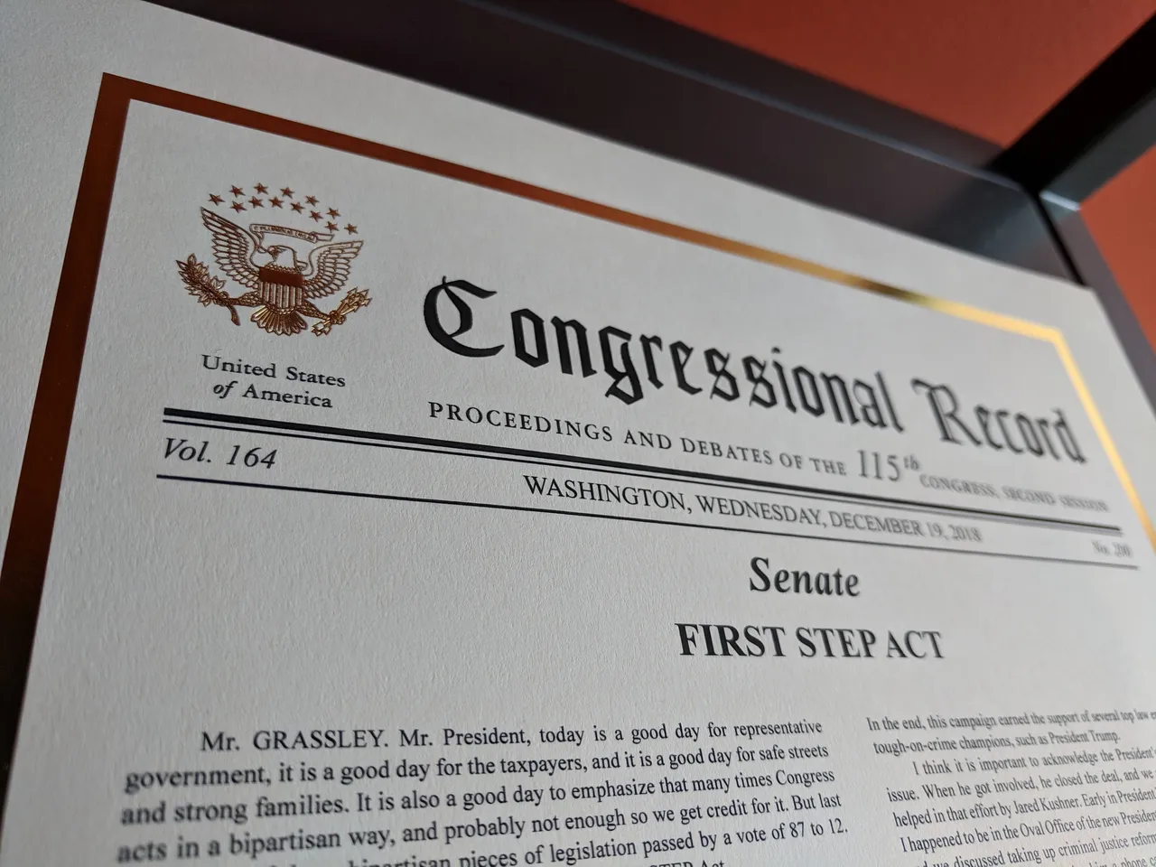 New Report on First Step Act Shows Continued Success